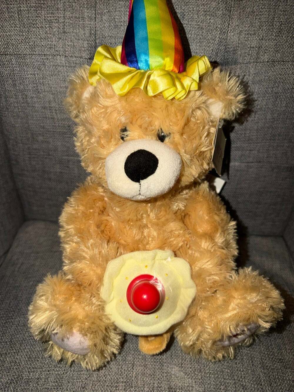 Carlton Cards Musical Light-Up Birthday Bear